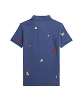 Polo Ralph Lauren Toddler and Little Boys Embroidered Mesh Shirt