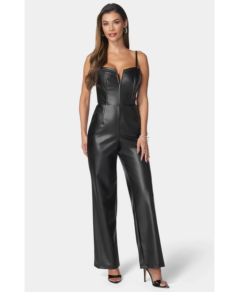 Bebe Women's Cropped Jumpsuit