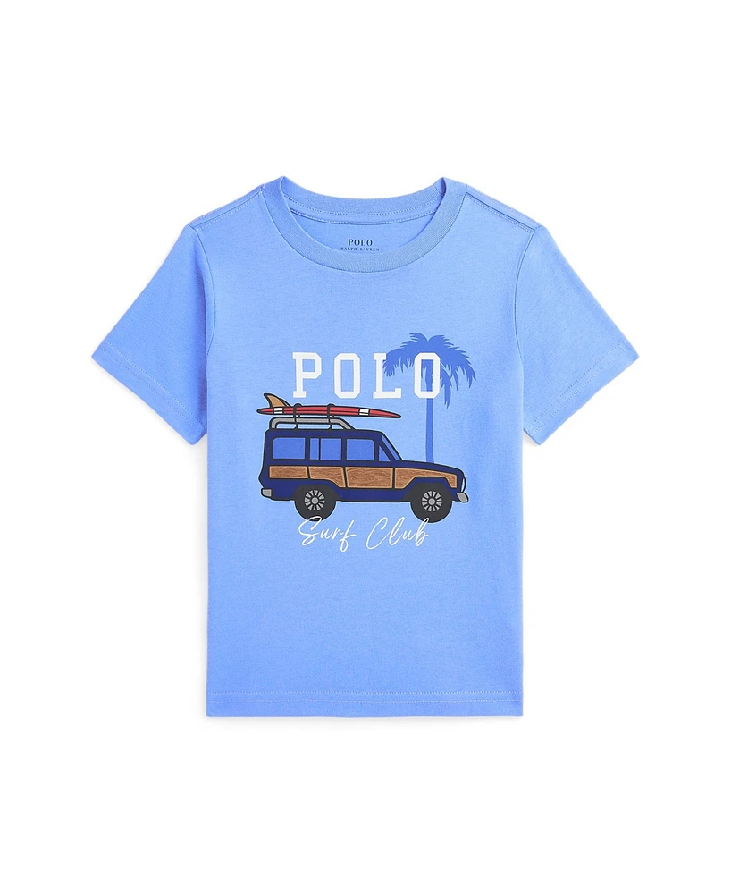 Polo Ralph Lauren Toddler and Little Boys Car-Print Jersey T-Shirt