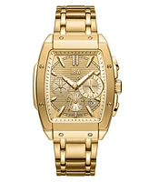 Jbw Men's Echelon Diamond Gold-Plated Stainless-Steel Watch