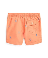 Polo Ralph Lauren Toddler and Little Boys Traveler Pony Swim Trunk