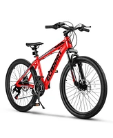 21-Speed Aluminum Mountain Bike: Lightweight, Durable, Smooth Ride