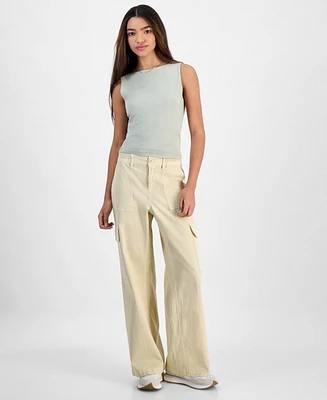 Ultra Flirt Juniors' Stretch-Waistband Cargo Pants
