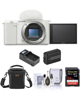 Sony Sony Zv-E10 Aps-c Mirrorless Interchangeable Lens Vlogging Camera, White