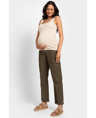 Seraphine Women's Under-Belly Cargo Maternity Pants
