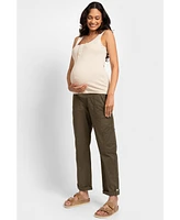 Seraphine Women's Under-Belly Cargo Maternity Pants