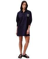 Calvin Klein Jeans Women's Long-Sleeve Rugby Polo Dress