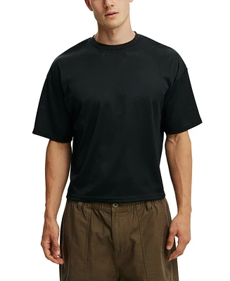 Cotton On Men's Cropped Fit Mesh T-Shirt