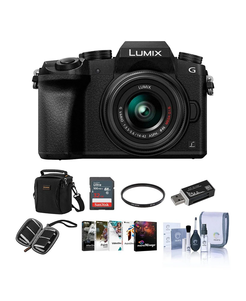 Panasonic Panasonic Lumix Dmc-G7 Mirrorless Micro Four Thirds Camera with 14-42mm Lens