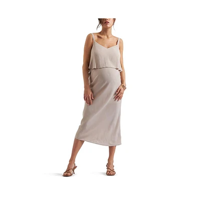 Ripe Maternity Alma Nursing Slip Dress