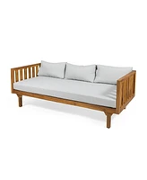 Stunning Acacia Wood Daybed with Water-Resistant Cushions