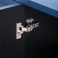 Retro Sideboard with Adjustable Shelves (Navy)