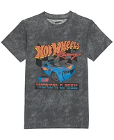 Hot Wheels Big Boys Short Sleeve Wash T-Shirt