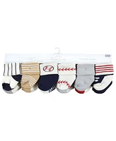 Little Treasure Baby Boys Treasure Cotton Rich Terry Socks -Pack, Baseball