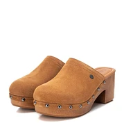 Carmela Leather Collection Women's Heeled Clogs