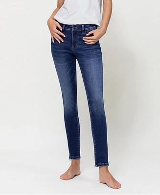 Vervet Women's Mid Rise Ankle Skinny Jeans