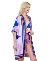 Paradiso Robe with Flutter Sleeves and Tie