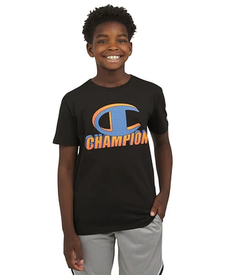 Champion Big Boys Logo Graphic Short-Sleeve T-Shirt