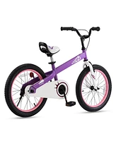 RoyalBaby Cubetube Honey 18-Inch Kids Bicycle with Kickstand, Purple