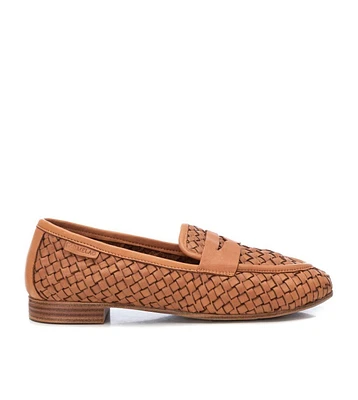 Carmela Leather Collection Women's Braided Flats by Xti