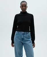 Mango Women's Miami Medium-Rise Straight-Fit Jeans