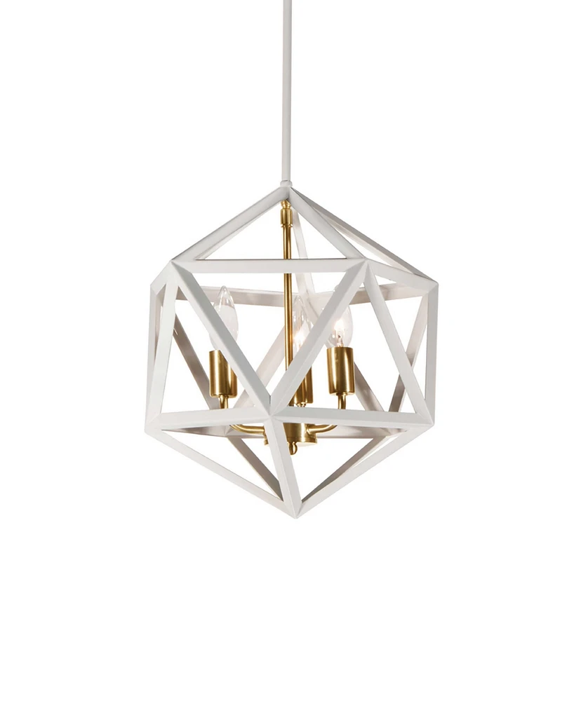 Dainolite 14" Metal Archello 3 Light Led Chandelier