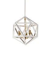 Dainolite 14" Metal Archello 3 Light Led Chandelier