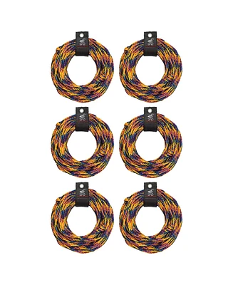 Airhead Ahtr-60 60 Ft. Length 2375 Pound Strength 2 Rider Tube Tow Rope (6 Pack)