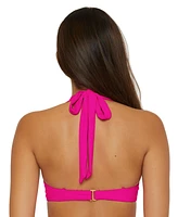 Becca Women's Ruched Underwire Bikini Top