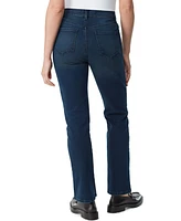 Gloria Vanderbilt Petite Amanda High-Rise Straight-Leg Jeans