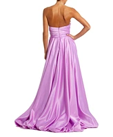 Women's Strapless Ruched Gown