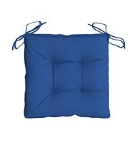 Chair Cushions 4 pcs Blue 15.7"x15.7"x2.8" Oxford Fabric
