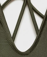 Mango Women's Back Straps Detail Swimsuit