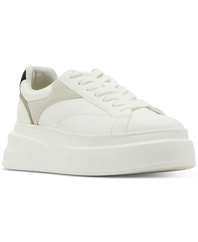 Steve Madden Women's Venture Platform Lace-Up Sneakers