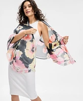 I.n.c. International Concepts Deima Blooms Printed Wrap, Exclusively at Macy's