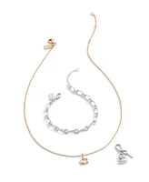 Coach Rhodium Collectible Signature Lock and Key Charms