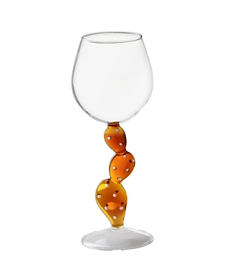 Ichendorf Desert Plants Cactus Stemmed Glass, 11.8 oz.