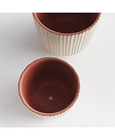 Tasha Flowerpot Planters Set of 2