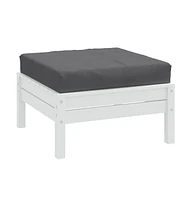 Pallet Cushion Melange Anthracite 23.6"x23.6"x3.7" Fabric