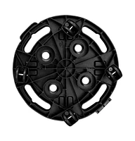 Plant Trolley with Wheels Diameter 11.8" Black 374.8 lb