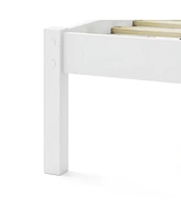 Queen Size Wood Bed Frame with Headboard and Wooden Slats Support-Queen