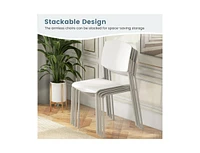 Modern Dining Chair Set of 2 Sleek and Durable Seating for Room or Kitchen