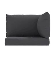 Pallet Cushions 3 pcs Anthracite Oxford Fabric