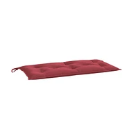 Garden Bench Cushions 2 pcs Wine Red 39.4"x19.7"x2.8" Oxford Fabric