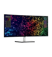 Dell UltraSharp U4025QW 40 Inch Curved Thunderbolt Silver Hub Monitor
