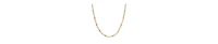 2028 Faux Cultivated Pearl Gold-Tone Bead Strand Necklace