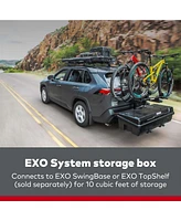 Yakima Exo GearLocker 10 Cu Ft Vehicle Roof Rack Cargo Box for Exo SwingBase