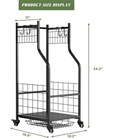 Golf Bag Storage Garage Organizer,Golf Club Bag Storage Rack for Garage