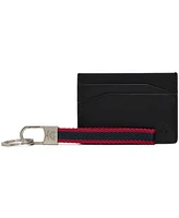 Brooks Brothers Men's Cardholder Kc Leather Wallet with Change Purse