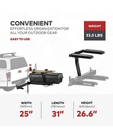 Yakima Exo TopShelf Second Level Hitch Base Rack Storage System with 2 Sks Locks